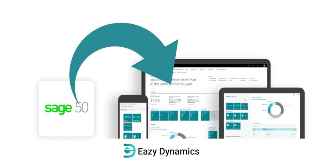 Sage 50 Cloud to Business Central Migration