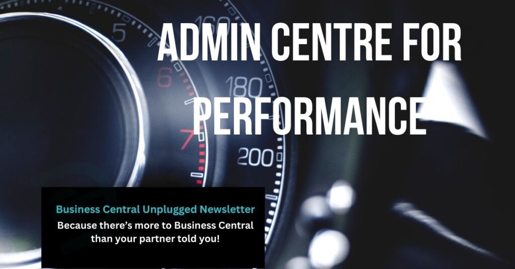 Title - Business Central Admin Centre