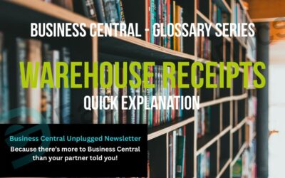 Warehouse Receipts in Business Central Explained