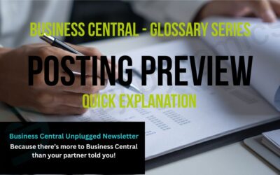 Posting Preview in Business Central: Avoid Posting Mistakes