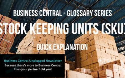 SKUs in Business Central