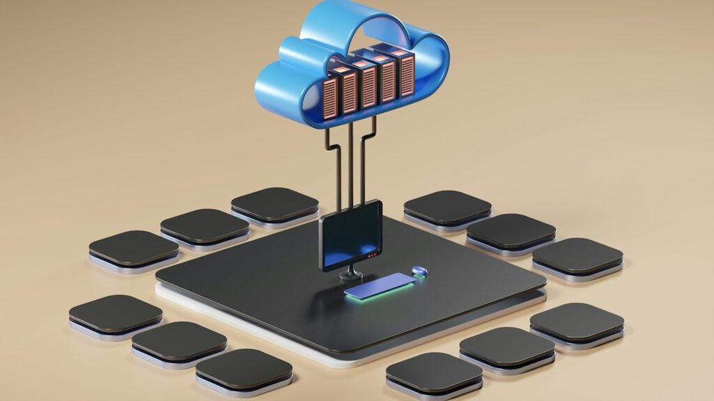 Cloud computing concept